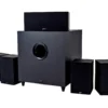 monoprice premium 5.1 channel home theater system with subwoofer