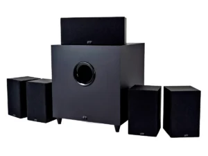monoprice premium 5.1 channel home theater system with subwoofer